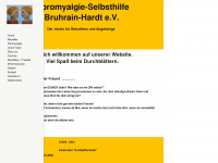fibromyalgie-sh-bruhrain.de Webseite Vorschau