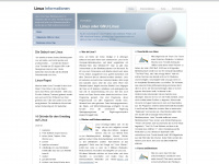 linux-kurse.eu Webseite Vorschau