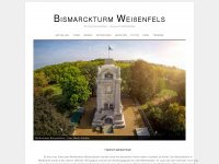 bismarckturm-weissenfels.de Webseite Vorschau