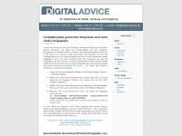 digitaladvice.wordpress.com Webseite Vorschau