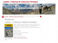 ladakh-trekking.net Webseite Vorschau