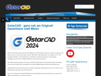 gstarcad-deutschland.de Webseite Vorschau