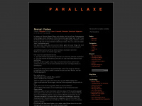 parallaxe.wordpress.com Webseite Vorschau