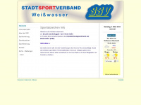 stadtsportverband-wsw.de Webseite Vorschau