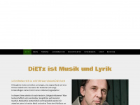 dietz-musik.com Webseite Vorschau