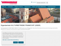 kultur-ffo.de Webseite Vorschau