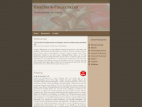 geschenk-freundin.net Webseite Vorschau
