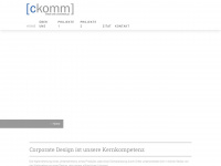 ckomm.ch Webseite Vorschau