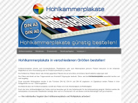 hohlkammerplakate.org Webseite Vorschau