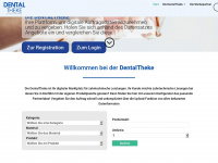 dentaltheke.de Webseite Vorschau