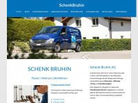 schenk-bruhin.ch Webseite Vorschau