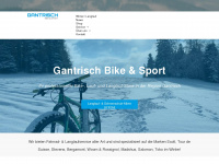 gantrischbike.ch Webseite Vorschau
