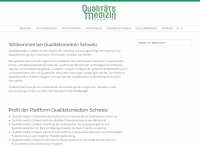 qualitaetsmedizin.ch Webseite Vorschau