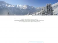 pension-kristall.net Webseite Vorschau