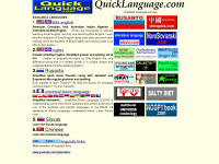 quicklanguage.com Webseite Vorschau