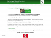 rheumanetz.at Webseite Vorschau