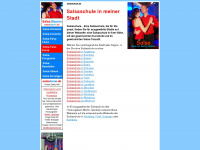 salsaschule.de Webseite Vorschau