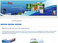 interstar-aquaristic.de Webseite Vorschau