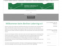 berliner-leberring.de Webseite Vorschau