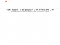 montessori-ulm.de Webseite Vorschau