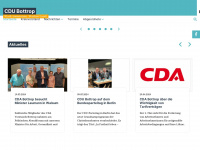 cdu-bottrop.de Webseite Vorschau
