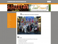 landfrauen-hochtaunus.de Webseite Vorschau