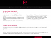 reuther-automobile.com Webseite Vorschau