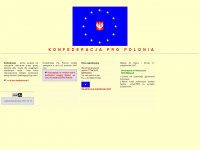 konfederacja-pro-polonia.org Webseite Vorschau
