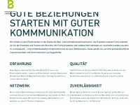 kommunikation2b.de Webseite Vorschau