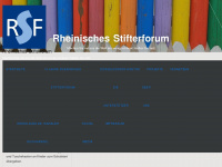 rheinisches-stifterforum.de Webseite Vorschau