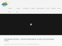 riedmann-reisen.at Webseite Vorschau