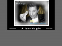 allan-magic.de Webseite Vorschau