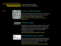 audiorama.org Webseite Vorschau