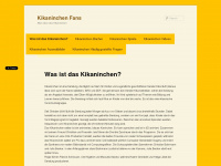 kikaninchen-fans.de Webseite Vorschau