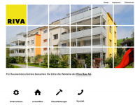 riva-ag.ch Webseite Vorschau