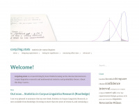 corplingstats.wordpress.com Webseite Vorschau