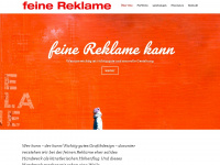 feine-reklame.com Webseite Vorschau