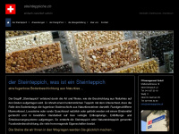 steinteppiche.ch Webseite Vorschau
