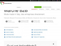 italianmoda.fr Webseite Vorschau