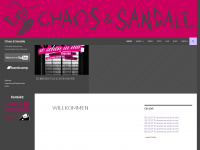 chaosundsandale.de Webseite Vorschau