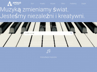 apollomusic.pl Webseite Vorschau