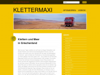 klettermaxi.wordpress.com Webseite Vorschau
