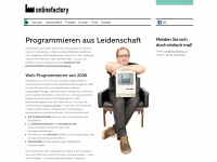 onlinefactory.ch Webseite Vorschau