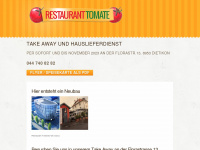 restaurant-tomate.ch Webseite Vorschau