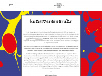 kunstvereineruhr.de Webseite Vorschau