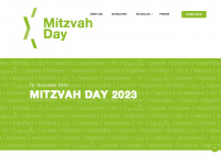 mitzvah-day.de Webseite Vorschau