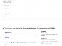 stadtkirche-nidda.de Webseite Vorschau