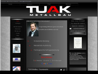 tuak-metallbau.de Webseite Vorschau