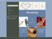 harzshop.net Webseite Vorschau