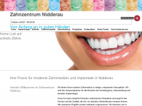 zahnzentrum-nidderau.com Webseite Vorschau
